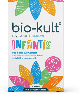 Bio-Kult Infantis - 7 Probiotic Strains And Vitamin D3 - Helps Support The Immune System Of Babies, Toddlers And Kids,16 Count (Pack Of 1)