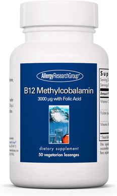 Allergy Research Group B12 Methylcobalamin 50 Lozenges