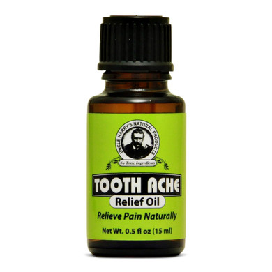 Uncle Harry's All Natural Tooth Ache Relief Oil with Clove Essential Oil | Liquid Toothache Pain Relief Adult | Tooth Pain & Mouth Sore Rinse Made with Pure Essential Oil (0.5 oz)