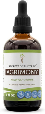 Secrets Of The Tribe Agrimony Alcohol Liquid Extract, Agrimony (Agrimonia Eupatoria) Dried Herb Tincture Supplement (4 Fl Oz)4.00 Fl Oz (Pack Of 1)