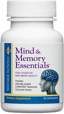 Dr. Whitaker's Mind & Memory Essentials for Memory and Brain Health, 30 Capsules (30-Day Supply)