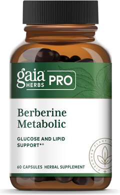 Gaia Pro Berberine Metabolic - Herbal Supplement - With Indian Barberry Bark - 60 Capsules (60 Servings)
