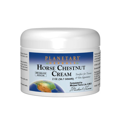 Planetary Herbals Horse Chestnut Cream - Tonifier For Tissues And Vein Appearance - 2 Oz2 Ounce (Pack Of 1)
