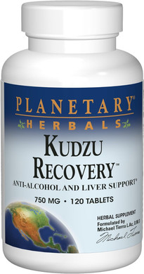 Planetary Herbals Kudzu Recovery 750 Mg Anti-Alcohol And Liver Support - 120 Tablet