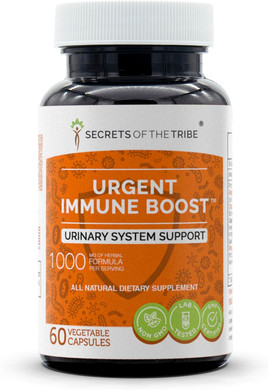 Secrets Of The Tribe - Urgent Immune Boost, Immune Boost Formula, Herbal Supplement Blend (60 Capsules)60 Capsules