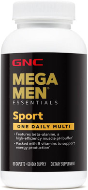Gnc Mega Men Sport One Daily Mens Multivitamin, 60 Caplets