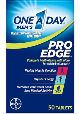 One A Day Menã¢ÂS Pro Edge Multivitamin, Supplement With Vitamin A, Vitamin C, Vitamin D, Vitamin E And Zinc For Immune Health Support* And Magnesium For Healthy Muscle Function, Tablet 50 Count50 Count (Pack Of 1)