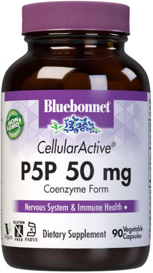 Bluebonnet Nutrition - Cellularactive P-5-P 50Mg - 90 Vegetarian Capsules