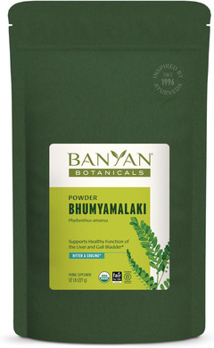 Banyan Botanicals Bhumyamalaki Powder  Organic Liver Health Supplement*  Phyllanthus Spp.  For Natural Detoxification & Cleansing Of The Liver*  1/2 Pound  Non Gmo Sustainably Sourced Vegan