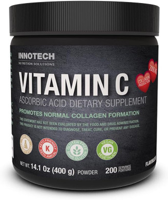 Innotech Nutrition: Pure Vitamin C As Ascorbic Acid - 400 G