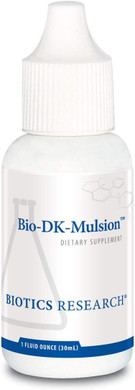 Biotics Research Bio-Dk-Mulsionã¢Â - 125 Mcg (5000 Iu) Emulsified Vitamin D3 And 300 Mcg Vitamin K Per Serving, Mk-7, Stronger Bones, Heart Health, Musculoskeletal Strength, Healthy Bmi 1 Fl Oz