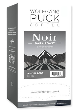 Wolfgang Puck Coffee, Noir, 12 Gram Pods, 16 Count16 Count