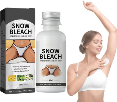 Glowhite Snow Bleach Cream, Skin Lightening Cream For Intimate Areas, Body Peeling Advanced Whitening Cream, For Every Part Of The Body (1Pcs)1Pcs