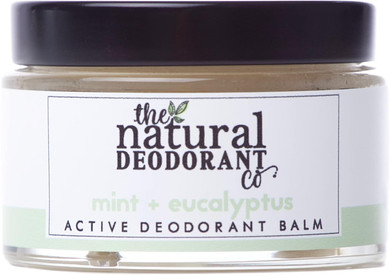 The Natural Deodorant Co, Active Deodorant Balm Orange & Bergamot 55g, Aluminium Free, Plastic Free, Extra Strength