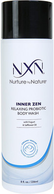 NxN Inner Zen Relaxing Body Wash, Coconut Scented Creamy Yogurt Probiotic Natural & Organic Formula, 8 Fl Oz