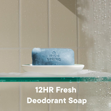 Irish Spring Bar Soap For Men, Moisture Blast, 3.7 Oz, 24 Pack