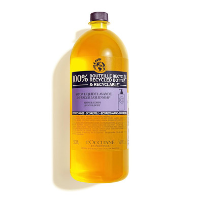 L'Occitane Shea Hands & Body Lavender Liquid Soap: Cleanse, Soothing Lavendar Scent, Infused With Shea Extract To Soften, Artisinal Soap