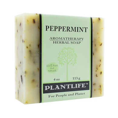 Plantlife Peppermint Bar Soap - Moisturizing And Soothing Soap For Your Skin - Hand Crafted Using Plant-Based Ingredients - Made In California 4Oz Bar4 Ounce (Pack Of 1)