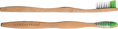 Woobamboo Bamboo Toothbrush - Adult - Medium Bristle - BPA Free Nylon Bristles - Eco-Friendly, Biodegradable, Compostable, Vegan