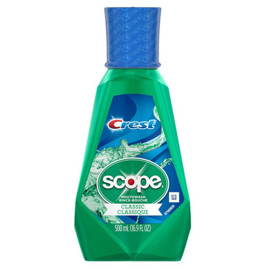 Crest Scope Formula Classic Mouthwash, Original, 33.8 Fl Oz