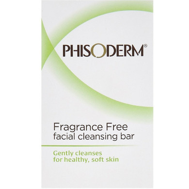 Phisoderm Facial Skin Cleansing Bar, Fragrance Free, Value Double Pack