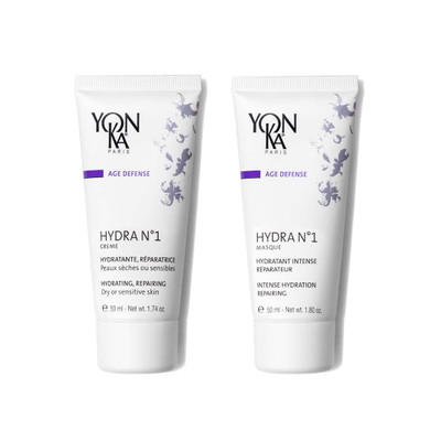 Yon-Ka Hydra No.1 Creme And Hydra No.1 Masque (50Ml), Anti-Aging Face Moisturizer And Hydrating Face Mask, Normal To Dry Skin, Paraben-Free