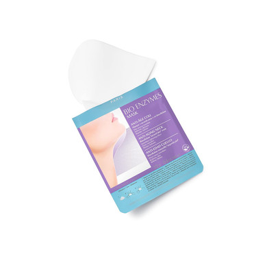 Talika Bio Enzymes Mask Neck - Smoothing Anti-Aging Neck Mask - Biocellulose Moisturising Neck Mask - Second Skin Effect Beauty Sheet Mask - 12G