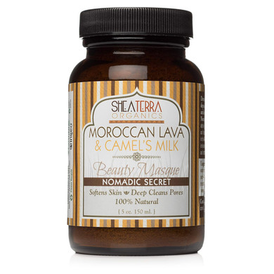 Shea Terra Camelã¢ÂS Milk Collection - Nomadic Secret Beauty Masque | Natural, Anti-Aging, Brightening Face Mask With Anti-Acne Properties For Pore Cleansing And Super Soft Skin ÃÂ 5 Ozface Masque