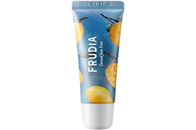 WELCOS FRUDIA Mango Honey Lip Mask - Tinted Lip Balm for Women | Moisturizing Lip Balm Tinted Lip Masks for Dry Lips | Plumping Lip Balm Overnight Lip Mask Lip Moisturizer for Very Dry Lips (0.33oz)