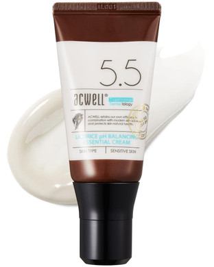 Acwell Licorice Ph Balancing Essential Cream - Facial Moisturizer For Sensitive Skin With Licorice Water  Evens Hyperpigmentation For Dull Skin - Soothe & Moisturize Dry Skin, 1.69Oz