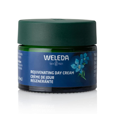 Weleda Face Care Rejuvenating Day Cream, 1.3 Fluid Ounces, Plant Rich Moisturizer With Blue Gentian And Edelweiss