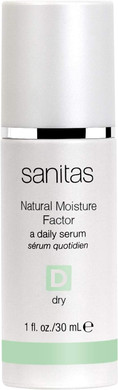 Sanitas Skincare Natural Moisture Factor, Moisture Rich Concentrate, Coq10, Vitamin F, Vitamin E, Serum For Dry Skin, 1 Ounce