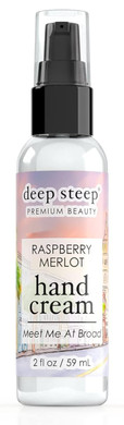 Deep Steep Hand Cream, 2 Oz (Raspberry Merlot- Meet Me At Broad)