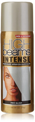 High Beams Intense Spray-On Hair Color - Silver - 2.7 Oz - Add Temporary Color Highlight To Your Hair Instantly - Great For Streaking, Tipping Or Frosting - Washes Out Easily (Sg_B008W32I7A_Us)Silver