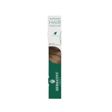 Herbatint Temporary Hair Touch-Up - Instantly Mask Grey Roots Between Coloring with Easy To Apply Precision Brush Kit - Natural-Looking Concealer For Light Chestnut Hair - Vegan - .33 ozLight Chestnut