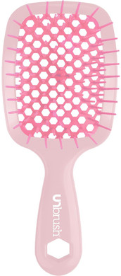 Fhi Heat Unbrush Mini Wet & Dry Vented Detangling Hair Brush, Peony Light Pink