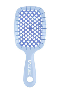 Fhi Heat Unbrush Wet & Dry Vented Detangling Hair Brush, Periwinkle Light Blue