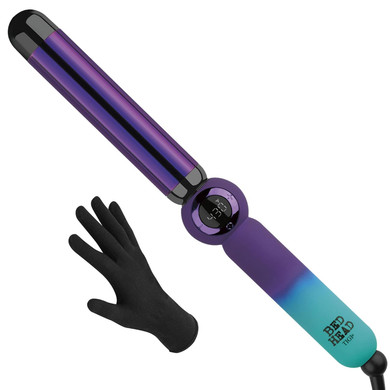 Bed Head Rough Volume Digital Hair Curling Wand | Fast Heat Up And Massive Shine, (1-1/4 In)1.25 Inch (Pack Of 1)