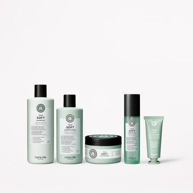 Maria Nila True Soft, Booster 1.7 Fl Oz, For Dry Hair, Easily Absorbed, Remoisturises & Reduces Frizz, 100% Vegan & Sulfate/Paraben Free