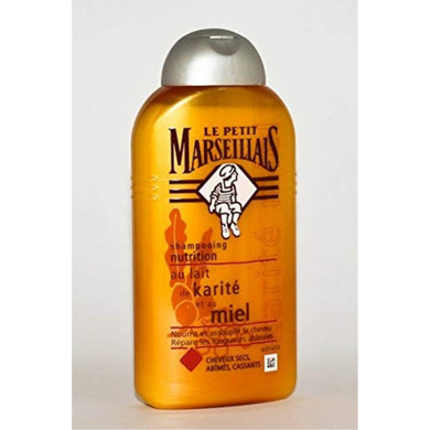 Le Petit Marseillais French Shampoo - Shea Milk And Honey - Damaged, Dry Hair - 8.4 Oz
