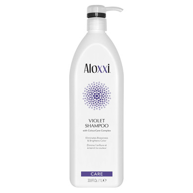 Aloxxi Violet Shampoo - Purple Shampoo For Blonde Hair - Instantly Brightens & Washes Away Brassy Yellow Tones On Blonde, White & Grey Hair - Paraben Free & Sulfate Free10.1 Fl Oz (Pack Of 1)
