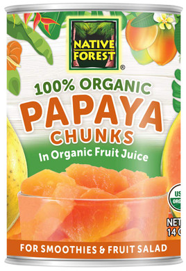 Native Forest Organic Papaya Chunks 14-Ounce (Pack Of 6)14 Ounce (Pack Of 6)