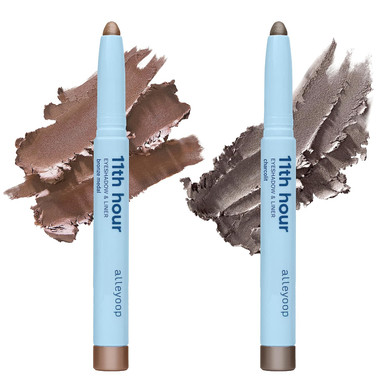 Alleyoop 11Th Hour Cream Eyeshadow & Liner Stick Bundle  Bronze Medal (Shimmer) & Charcolit (Shimmer) -Waterproof, Smudge-Proof, Crease-Proof Eyeshadow For Over 11 Hours