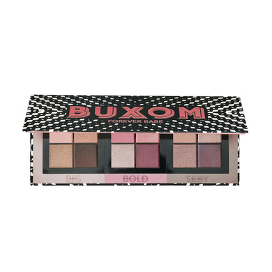 Buxom Forever Babe Eyeshadow Palette, 12 Eye Shadow Shades, High Pigment Eyeshadow Palette, Long-Lasting, Primer-Infused Eyeshadows, Blendable