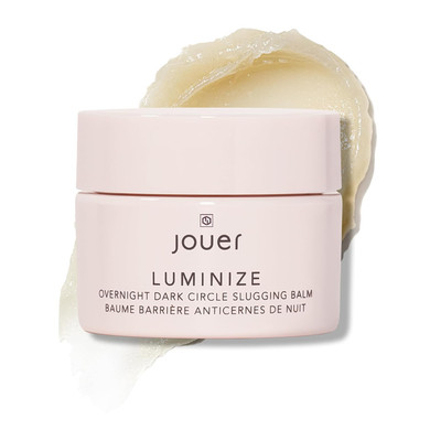 Jouer Luminize Overnight Dark Circle Slugging Balm  Fragrance Free, Caffeine Eye Cream, Overnight Eye Treatment, Brightening Eye Balm, Paraben Free, Gluten & Cruelty Free