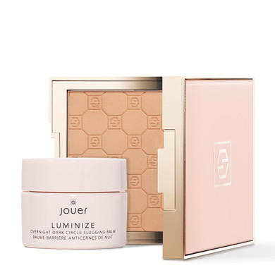 Jouer Soft Focus Hydrate & Setting Powder And Slugging Under Eye Balm Bundle