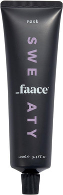 Faace Sweaty Face Mask & Primer Restorative Cream Pore Minimizer, Moisturizes, Mattifies, Soothes Skin With Argan Oil, Aloe, Vitamin C & E, Bergamot, Patchouli, Lavender Organic & Vegan Skincare 3.4Oz