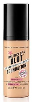 Soap And Glory One Heck Of A Blot All Day Liquid-To-Powder Foundation For Oily Skin - Fair Enough 30ml