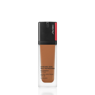 Shiseido Synchro Skin Self-Refreshing Foundation Spf 30 - Medium, Buildable Coverage + 24-Hour Wear - Waterproof & Transfer Resistant - Non-Comedogeniccolor : Topaz - 460