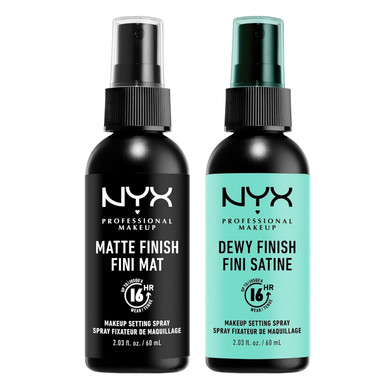 Nyx Professional Makeup Makeup Setting Spray - Matte + Dewy Finish ( Pack Of 2), Vegan Formula (Packaging May Vary)Matte + Dewy Finish ( Pack Of 2)